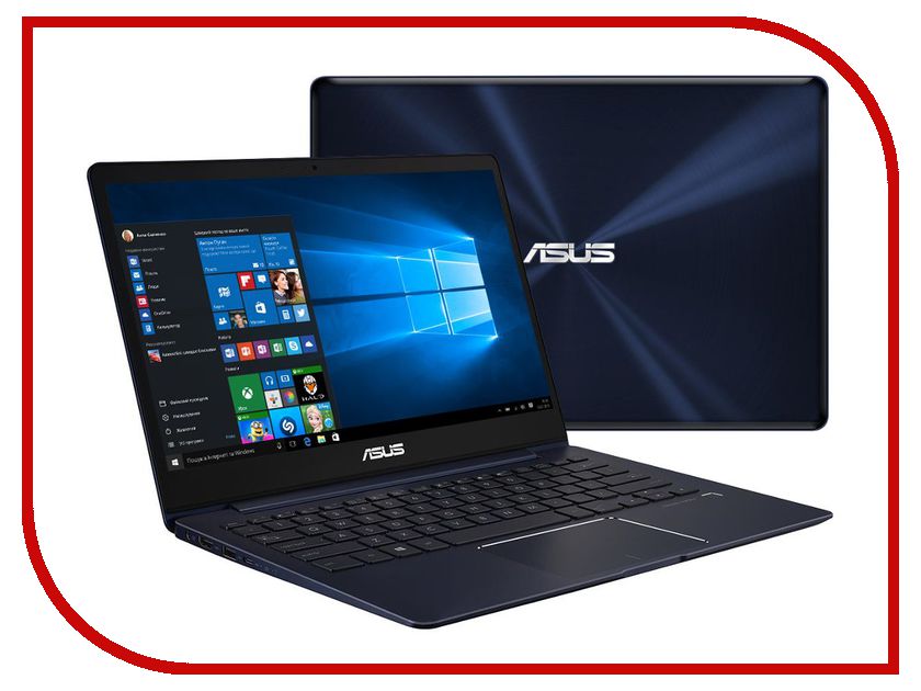 фото Ноутбук ASUS UX331UN Special Edition 90NB0GY1-M02340 (Intel Core i7-8550U 1.8 GHz/16384Mb/512Gb SSD/No ODD/nVidia GeForce MX150 2048Mb/Wi-Fi/Bluetooth/Cam/13.3/3840x2160/Touchscreen/Windows 10 64-bit)