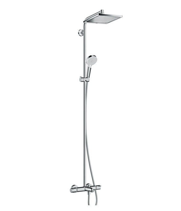 

Душевая стойка Hansgrohe Crometta E 240 1jet Showerpipe 27298000, Crometta E 240 1jet