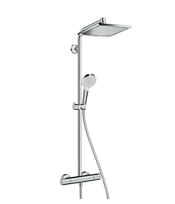 фото Душевая стойка hansgrohe crometta е 240 1jet showerpipe 27271000