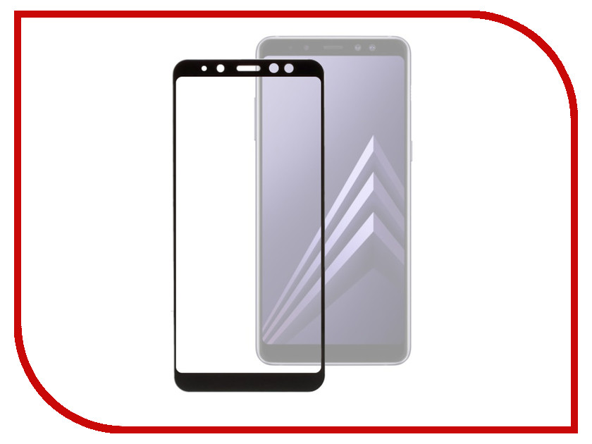 фото Аксессуар Защитное стекло для Samsung Galaxy A8 Plus 2018 Neypo Full Screen Glass Black Frame NFG3494