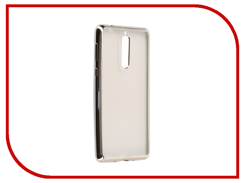 фото Аксессуар Чехол Nokia 8 Neypo Aura Silicone Silver Metallic NST3485