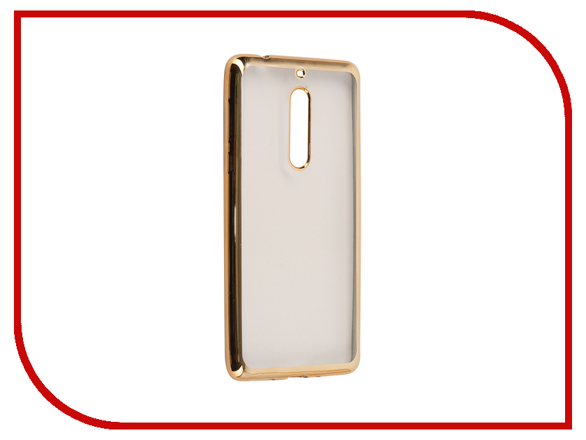 фото Аксессуар Чехол Nokia 5 Neypo Aura Silicone Gold Metallic NST3482