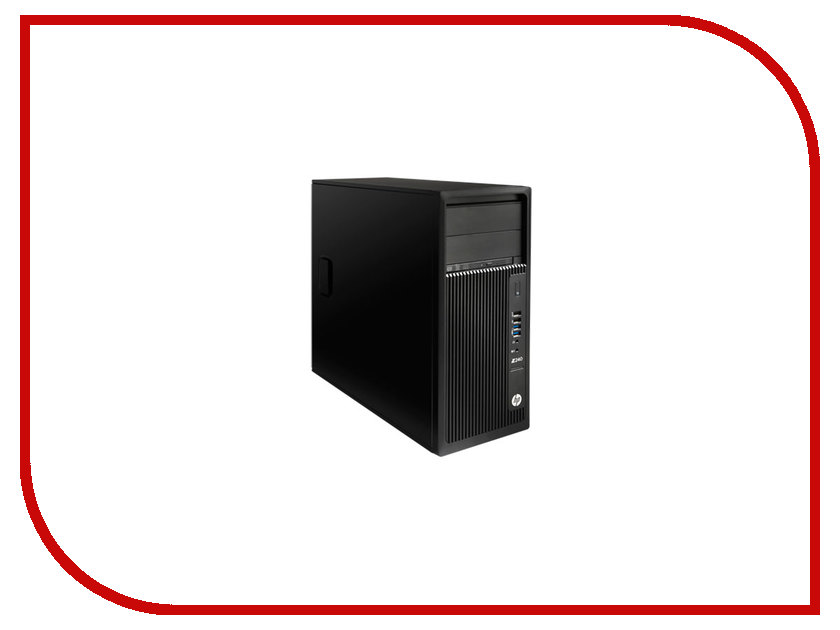 фото Настольный компьютер HP Z240 Black 1WV60EA (Intel Xeon E3-1245 v6 3.7 GHz/8192Mb/256Gb SSD/DVD-RW/Intel HD Graphics/Windows 10 Pro 64-bit)
