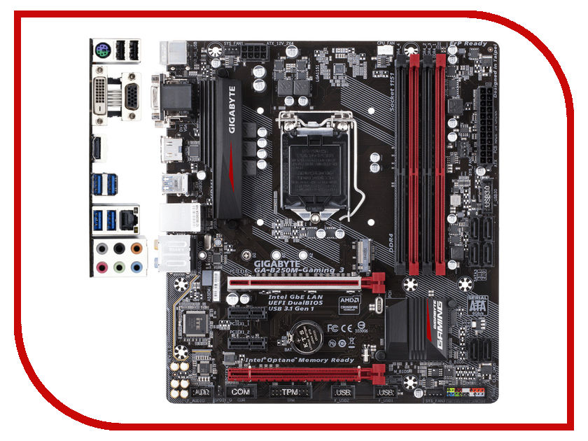

Материнская плата GigaByte GA-B250M-Gaming3, GA-B250M-Gaming3