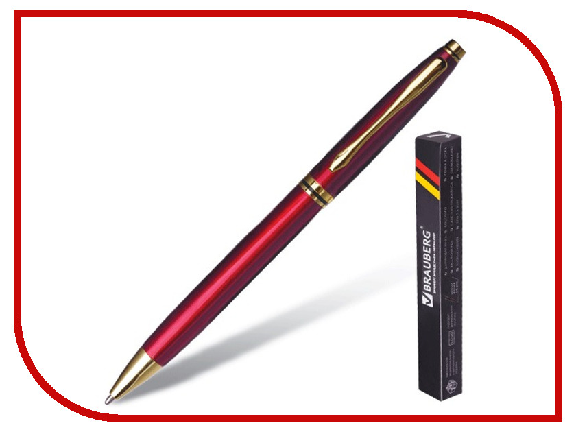 

Ручка шариковая Brauberg De luxe Red-Gold 141413, 141413