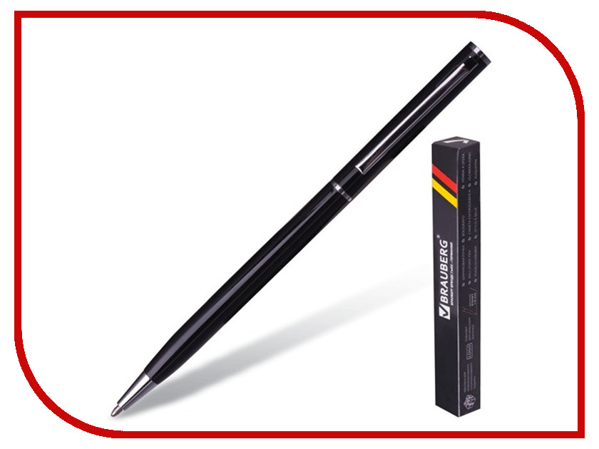 

Ручка шариковая Brauberg Delicate Black-Silver 141399, 141399