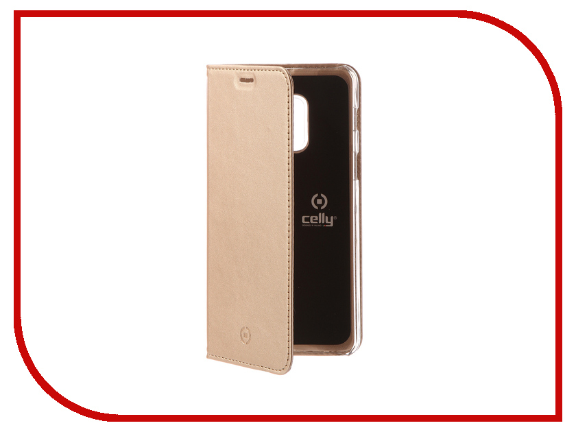 фото Аксессуар Чехол Samsung Galaxy A8 Celly Air Case Gold AIR705GDCP