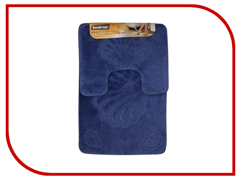 

Коврик Sunstep Набор Ракушка 60x90cm/60x50cm Blue 34-401