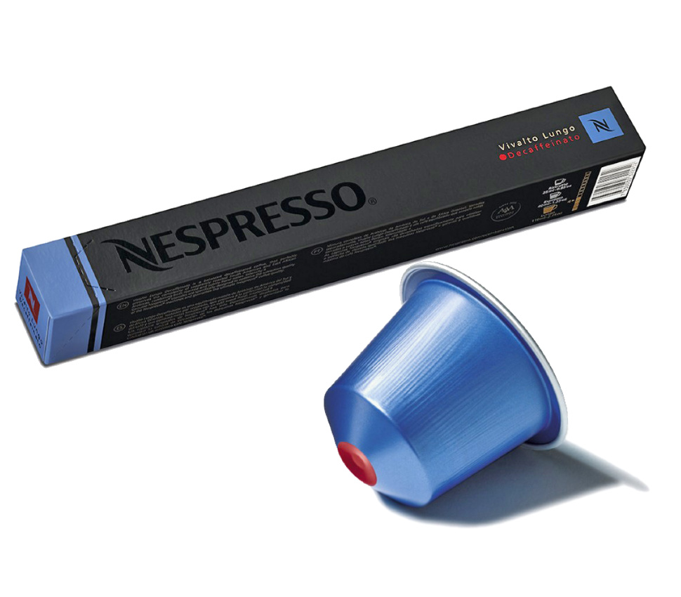 

Капсулы для кофемашин Nespresso Vivalto Lungo Decaffeinato 10шт 7646.50, Vivalto Lungo Decaffeinato