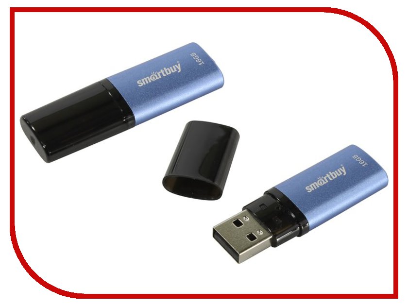 

USB Flash Drive 16Gb - SmartBuy X-Cut Sky SB16GBXC-SB