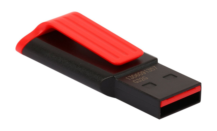 фото USB Flash Drive 32Gb - A-Data UV140 USB 3.0 Black-Red AUV140-32G-RKD