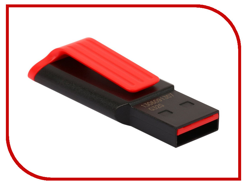 

USB Flash Drive 64Gb - A-Data UV140 USB 3.0 Black-Red AUV140-64G-RKD