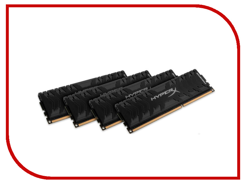 

Модуль памяти Kingston HyperX Predator DDR4 DIMM 3000MHz PC4-24000 CL15 - 16Gb HX430C15PB3K4/16