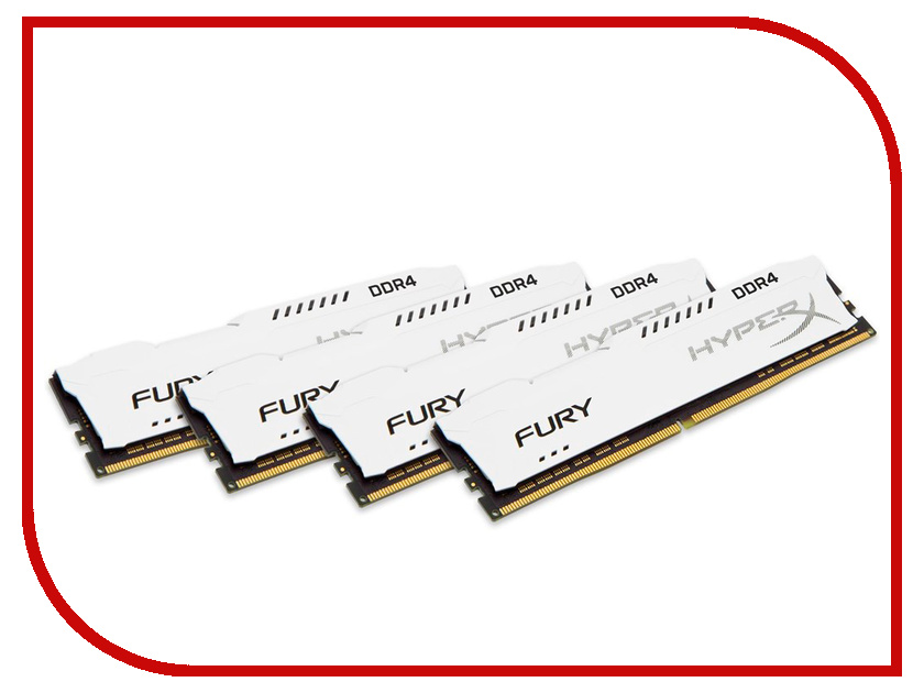 

Модуль памяти Kingston DDR4 DIMM 2133MHz PC4-17000 CL14 - 32Gb HX421C14FW2K4/32