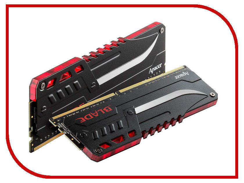 Zakazat.ru: Модуль памяти Apacer Blade Fire DIMM DDR4 3200MHz PC4-25600 CL16 - 16Gb EK.16GA1.GEDK2