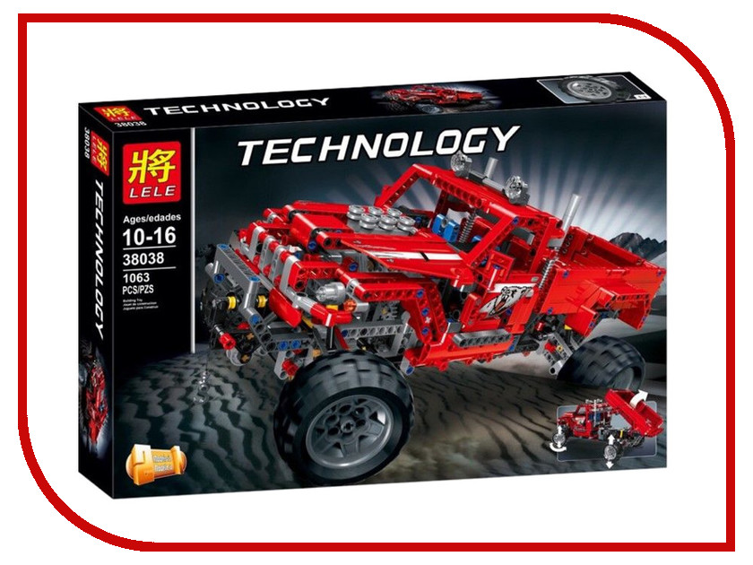 

Конструктор Lele Technology Тюнингованный пикап 1063 дет. 38038