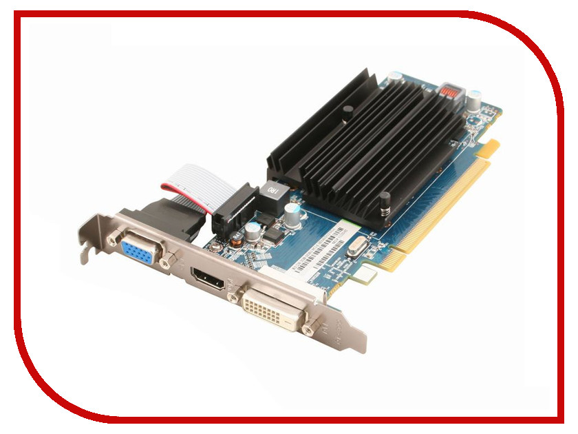 фото Видеокарта Sapphire Radeon R5 230 625Mhz PCI-E 2.1 1024Mb 1334Mhz 64 bit DVI HDMI HDCP 11233-01-20G