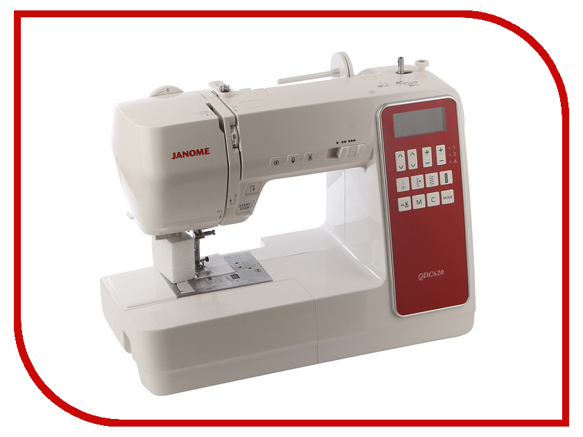 

Швейная машинка Janome QDC 620 White-Red