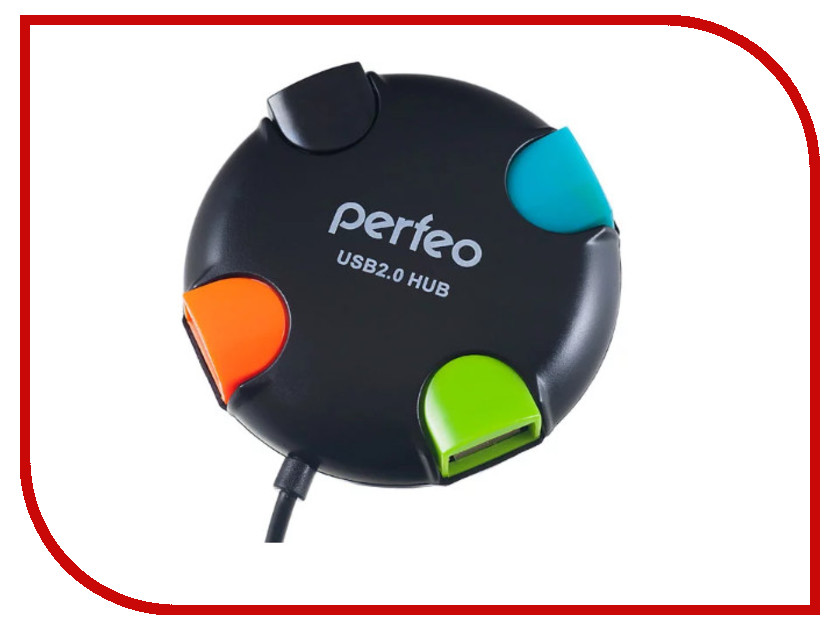 

Хаб USB Perfeo PF-HYD-6098H Black