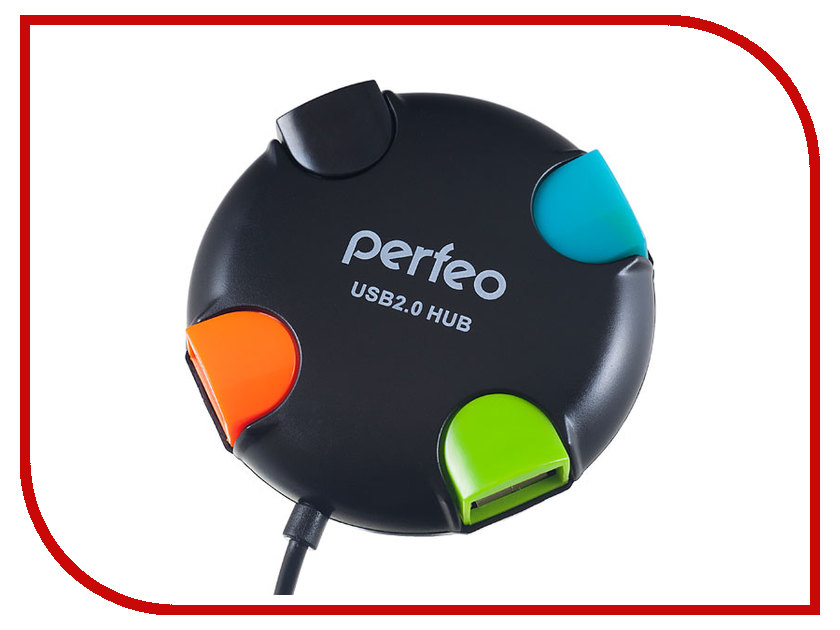 

Хаб USB Perfeo PF-VI-H020 Black