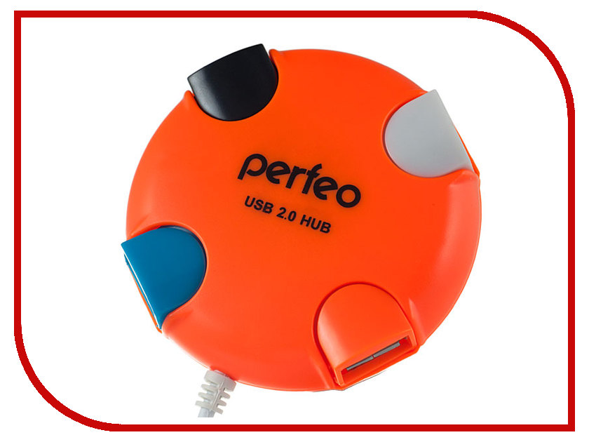 

Хаб USB Perfeo PF-VI-H020 Orange