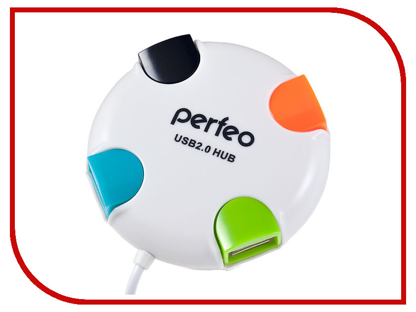 

Хаб USB Perfeo PF-VI-H020 White
