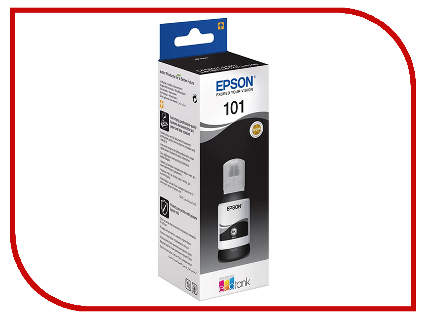 фото Чернила Epson 101 Black C13T03V14A для EcoTank L4160