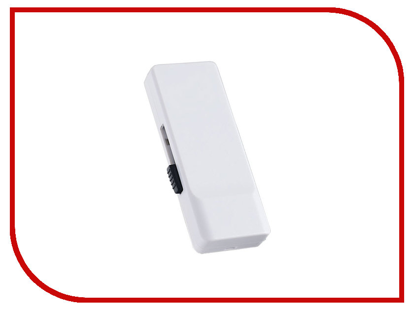 

USB Flash Drive 8Gb - Perfeo R01 White PF-R01W008