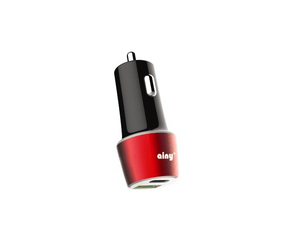 фото Зарядное устройство Ainy USB+Type-C Quick Charge 3.0 Red EB-043C