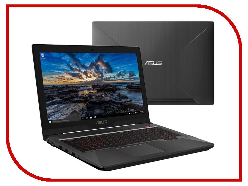 фото Ноутбук ASUS ROG FX503VD-E4235 90NR0GN1-M04550 (Intel Core i5-7300HQ 2.5 GHz/8192Mb/256Gb SSD/No ODD/nVidia GeForce GTX 1050 2048Mb/Wi-Fi/Cam/15.6/1920x1080/DOS)