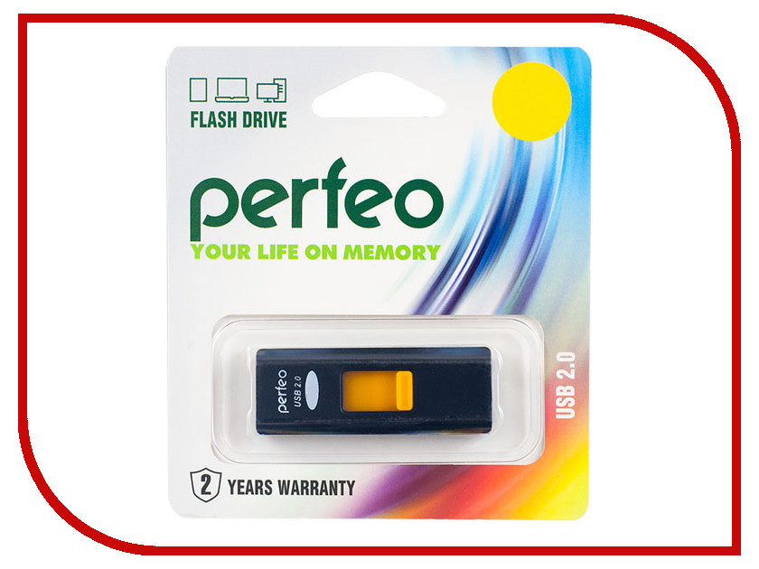 фото USB Flash Drive 32Gb - Perfeo S02 Black PF-S02B032