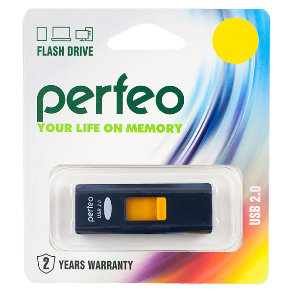 

USB Flash Drive 32Gb - Perfeo S02 Black PF-S02B032, S02 PF-S02B032