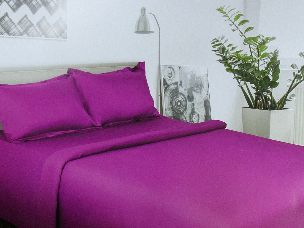 фото Постельное белье Этель Пурпурное сияние Комплект 2 спальный Сатин 2733577