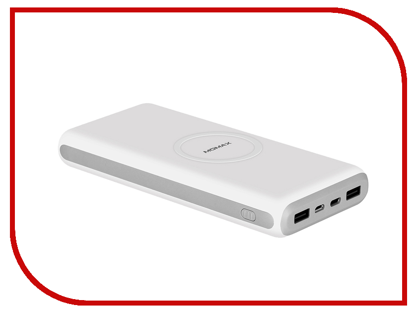 

Аккумулятор MOMAX Q.Power2X Wireless 20000mAh IP82 White