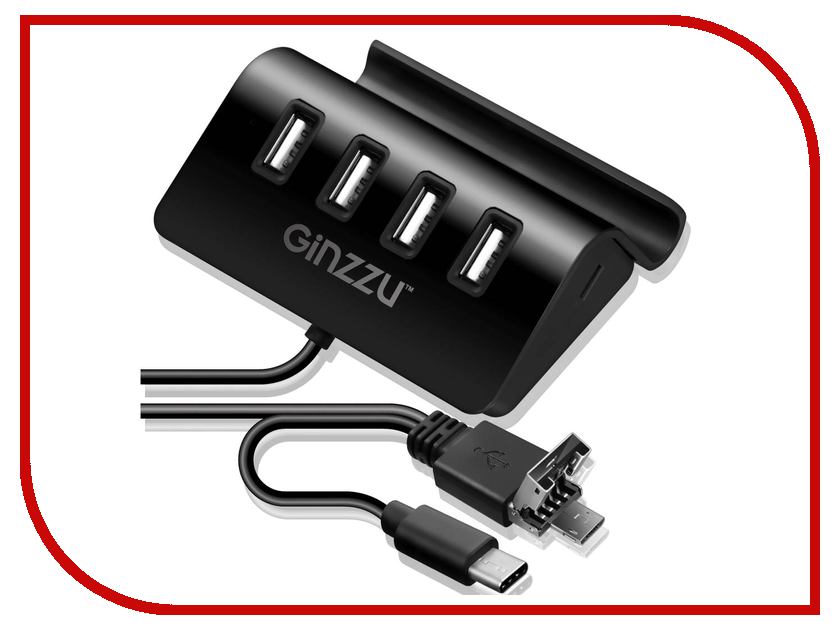 фото Хаб USB Ginzzu GR-519UB