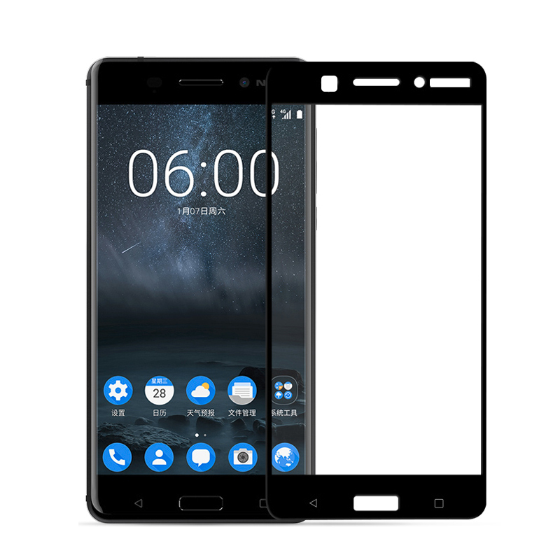 

Аксессуар Защитное стекло Pero для Nokia 8 2.5D Black