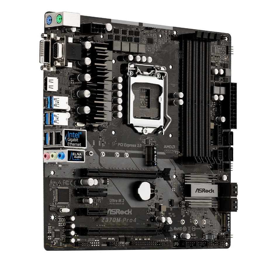 

Материнская плата ASRock Z370M PRO4, Z370M PRO4