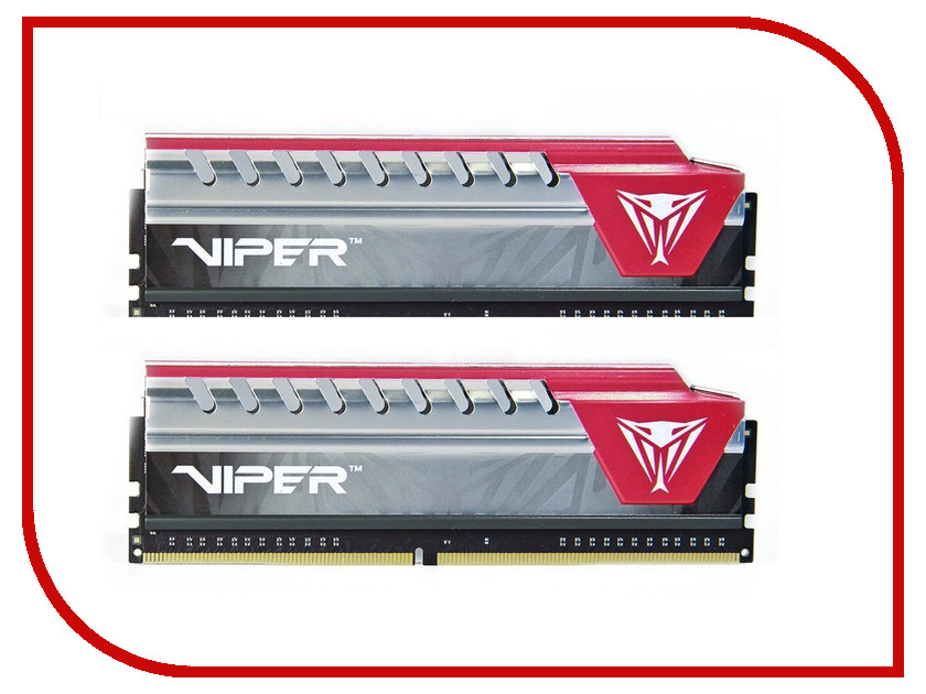 

Модуль памяти Patriot Memory Viper Elite DDR4 DIMM 2800MHz PC4-22400 CL16 - 32Gb KIT (2x16Gb) PVE432G280C6KRD