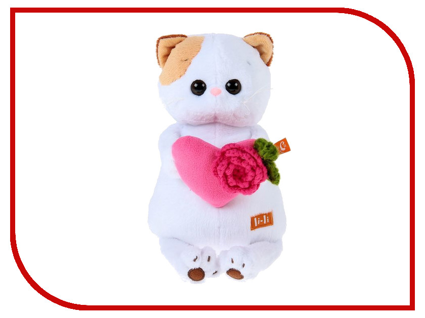 

Игрушка Басик и Ко Кошечка Ли-Ли с розовым сердечком 24cm 2059570