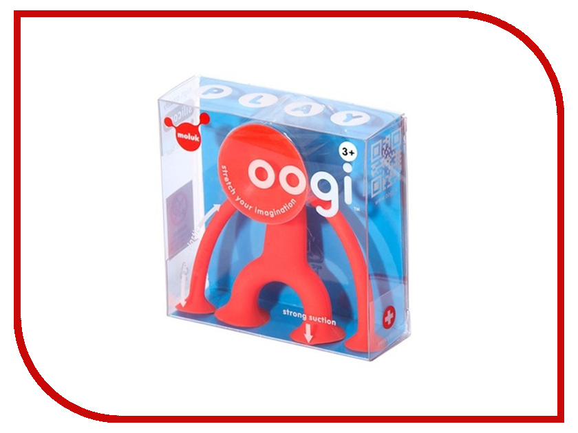 

игрушка Moluk Человечек Уги маленький Red