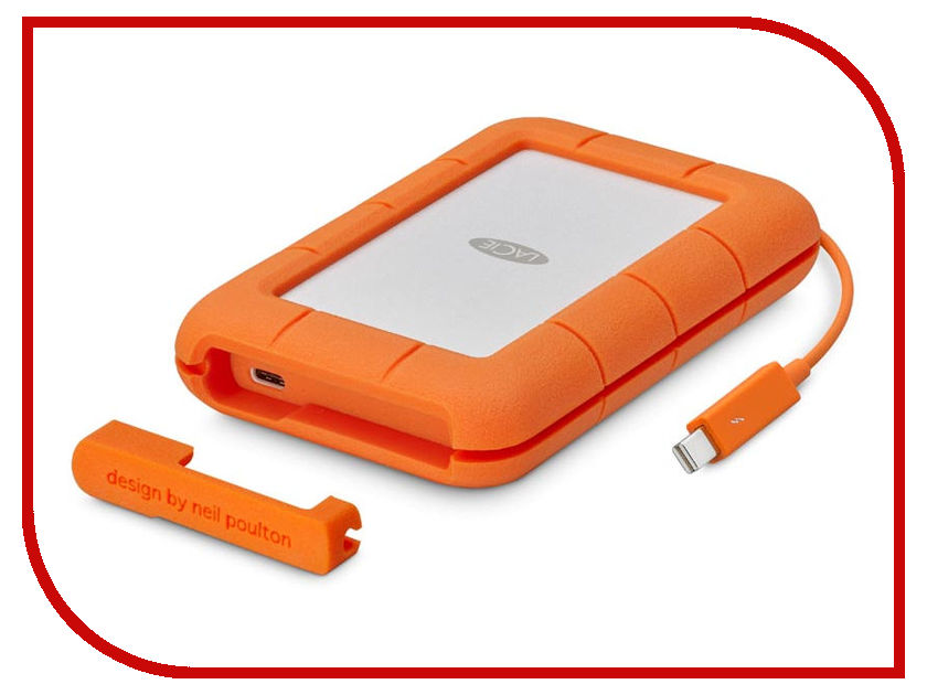 

Жесткий диск LaCie Rugged Thunderbolt 500Gb Orange STFS500400