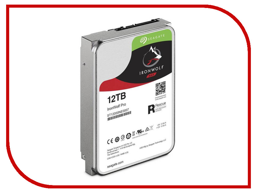 

Жесткий диск 12Tb - Seagate IronWolf Pro ST12000NE0007