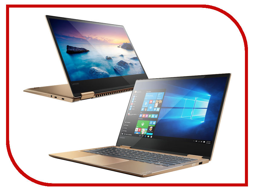 фото Ноутбук Lenovo Yoga 720-13IKBR 81C30068RK (Intel Core i7-8550U 1.8 GHz/8192Mb/256Gb SSD/No ODD/Intel HD Graphics/Wi-Fi/Bluetooth/Cam/13.3/1920x1080/Touchscreen/Windows 10 64-bit)