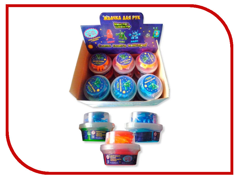

Жвачка для рук 1Toy Монстр-шмонстр Т56947