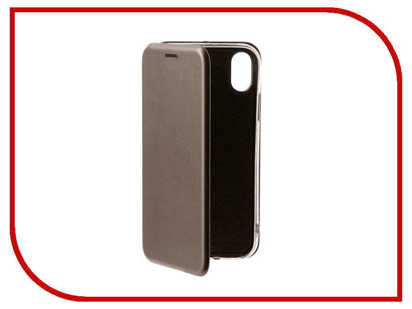 фото Аксессуар Чехол Zibelino Book для APPLE iPhone X Grey ZB-APL-X-GRY