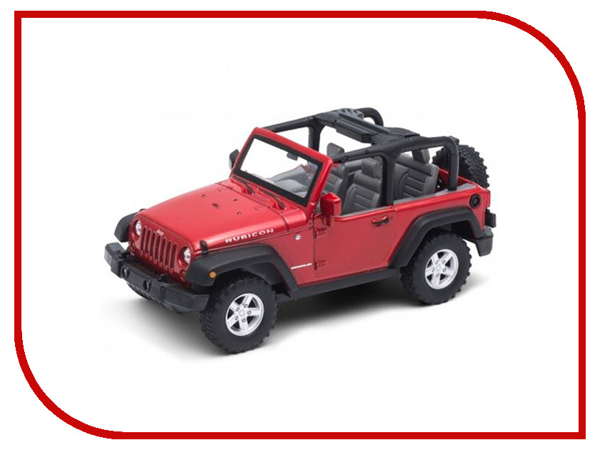 

Машина Welly Jeep Wrangler Rubicon 42371