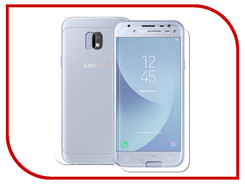 

Аксессуар Защитная плёнка Samsung Galaxy J3 2017 J330 Monsterskin Super Impact Proof 360 2in1 Front&Back