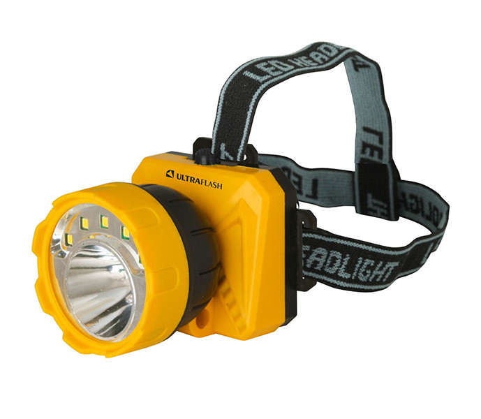 

Фонарь UltraFlash LED5372 Yellow-Black 12416, LED5372