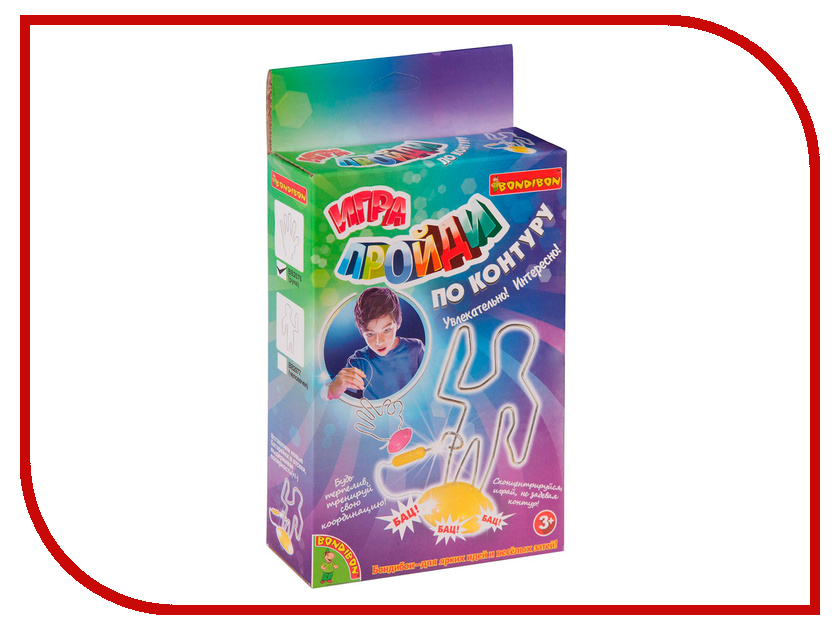 

Настольная игра Bondibon Пройди по контуру! ВВ2076