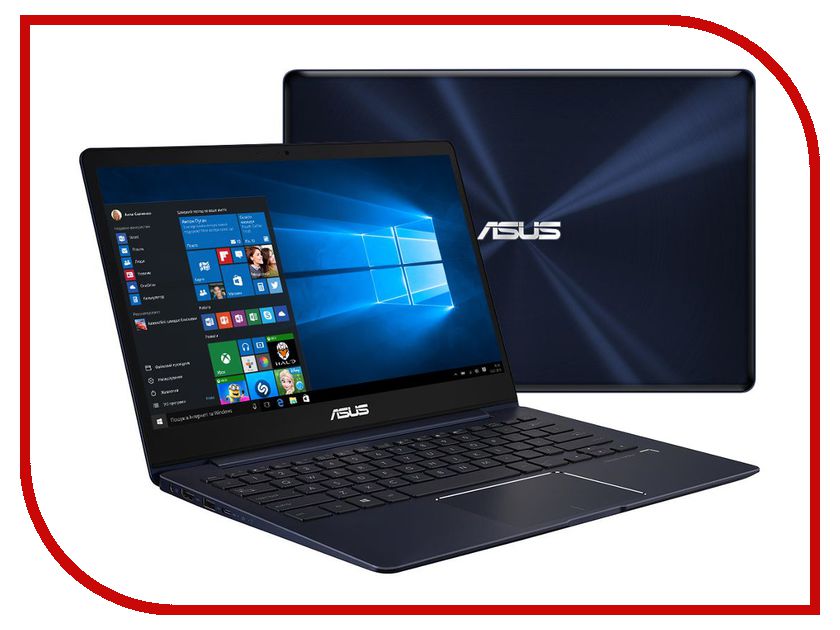 

Ноутбук ASUS Zenbook UX331UN-EG009T 90NB0GY1-M01950 (Intel Core i5-8250U 1.6 GHz/8192Mb/256Gb SSD/No ODD/nVidia GeForce MX150 2048Mb/Wi-Fi/Bluetooth/Cam/13.3/1920x1080/Windows 10 64-bit)